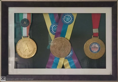 India Book of Recods Medal