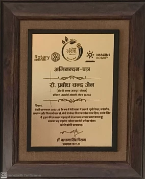 Rotary District 3054 Recognition